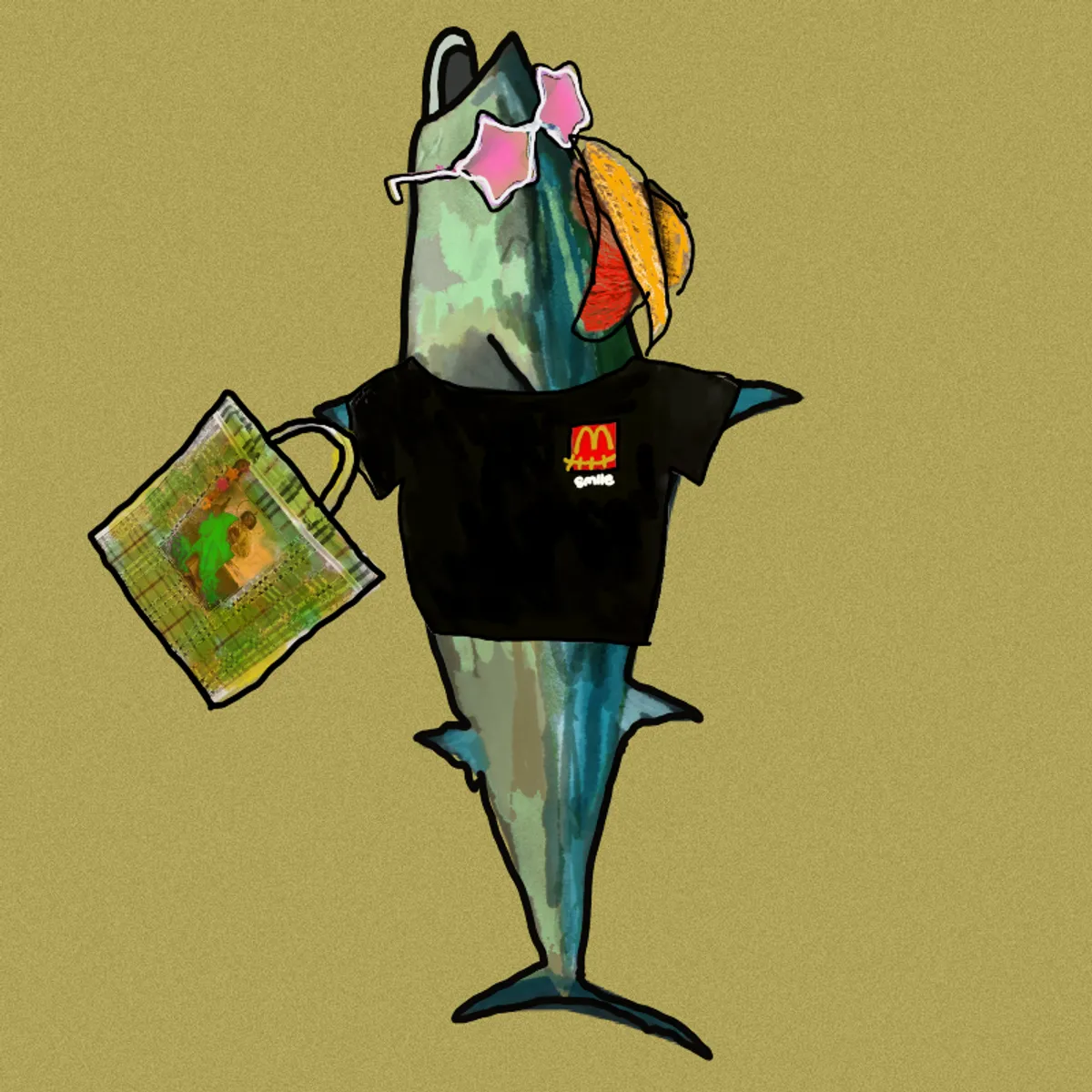 The Apathetic Crypto Fish Society by CoyotlCompany | fxhash