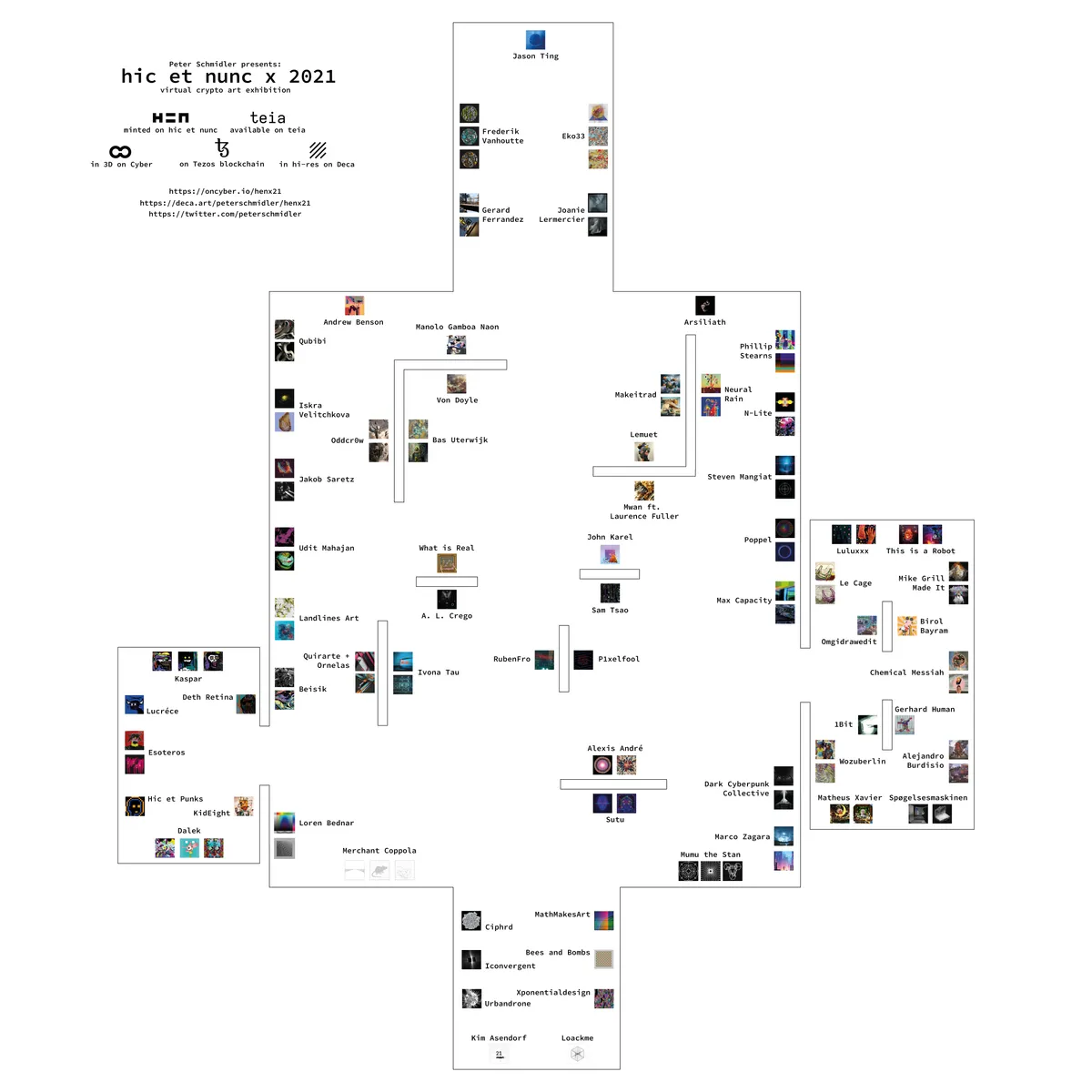 hic et nunc x 2021 - virtual crypto art exhibition | fxhash