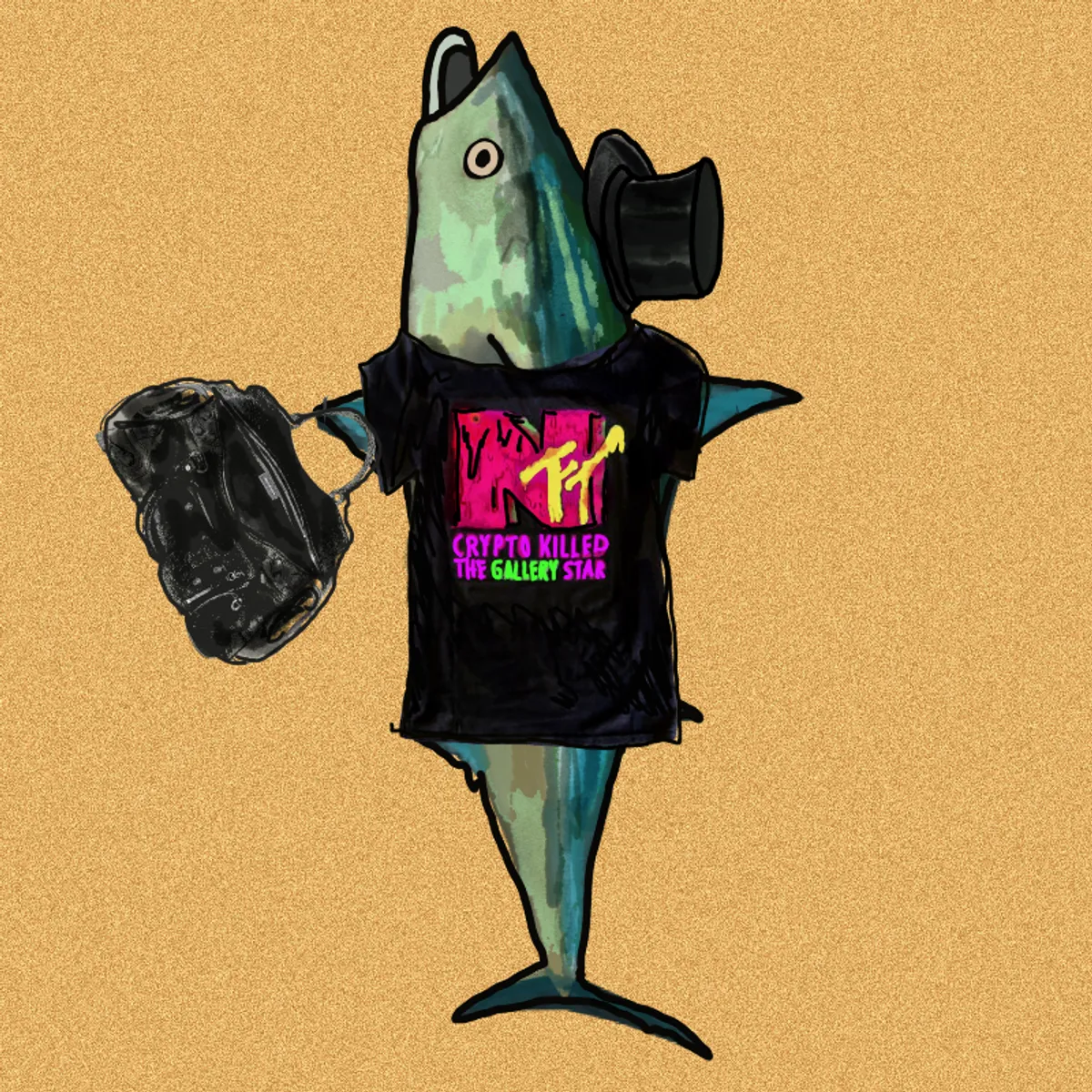 The Apathetic Crypto Fish Society by CoyotlCompany | fxhash
