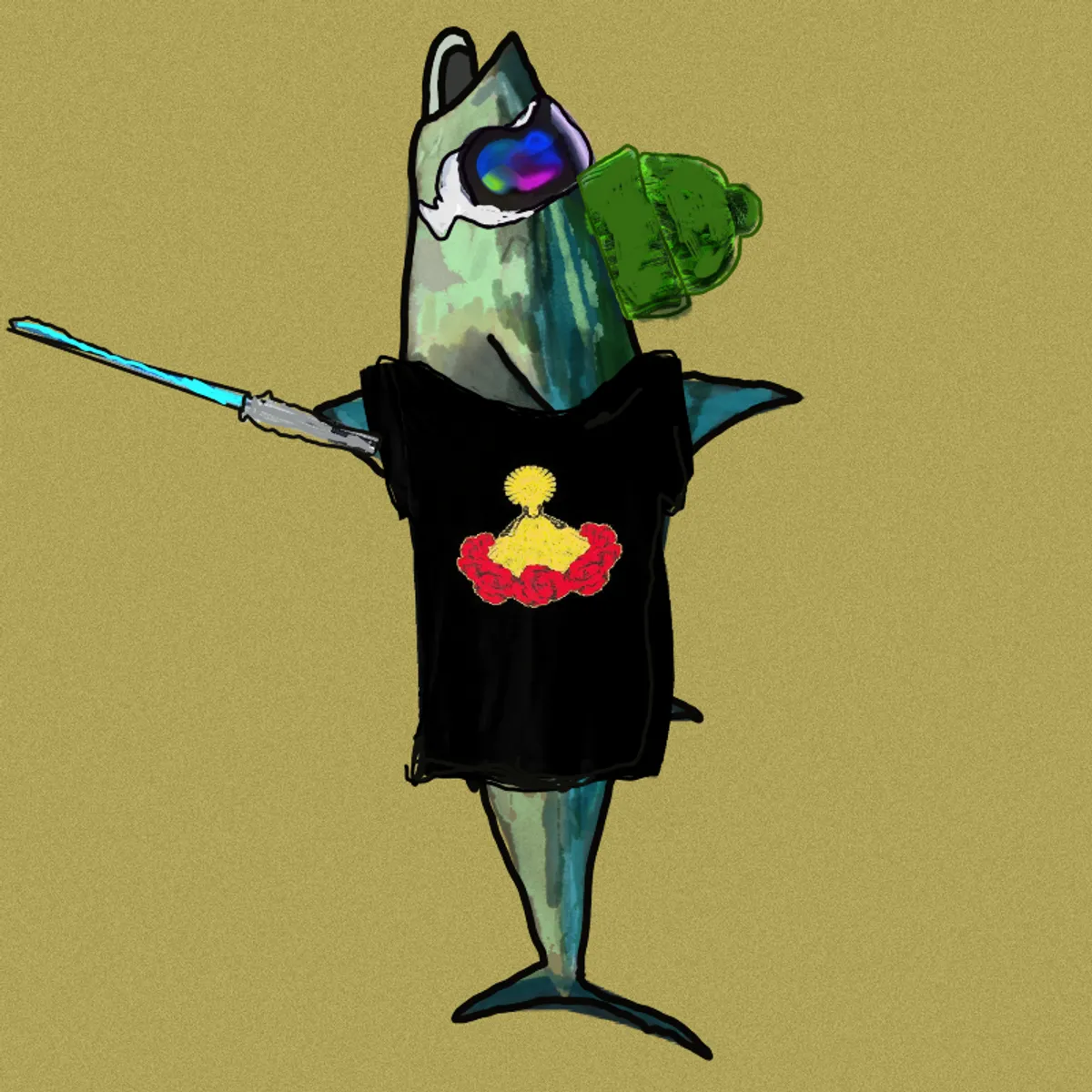 The Apathetic Crypto Fish Society by CoyotlCompany | fxhash